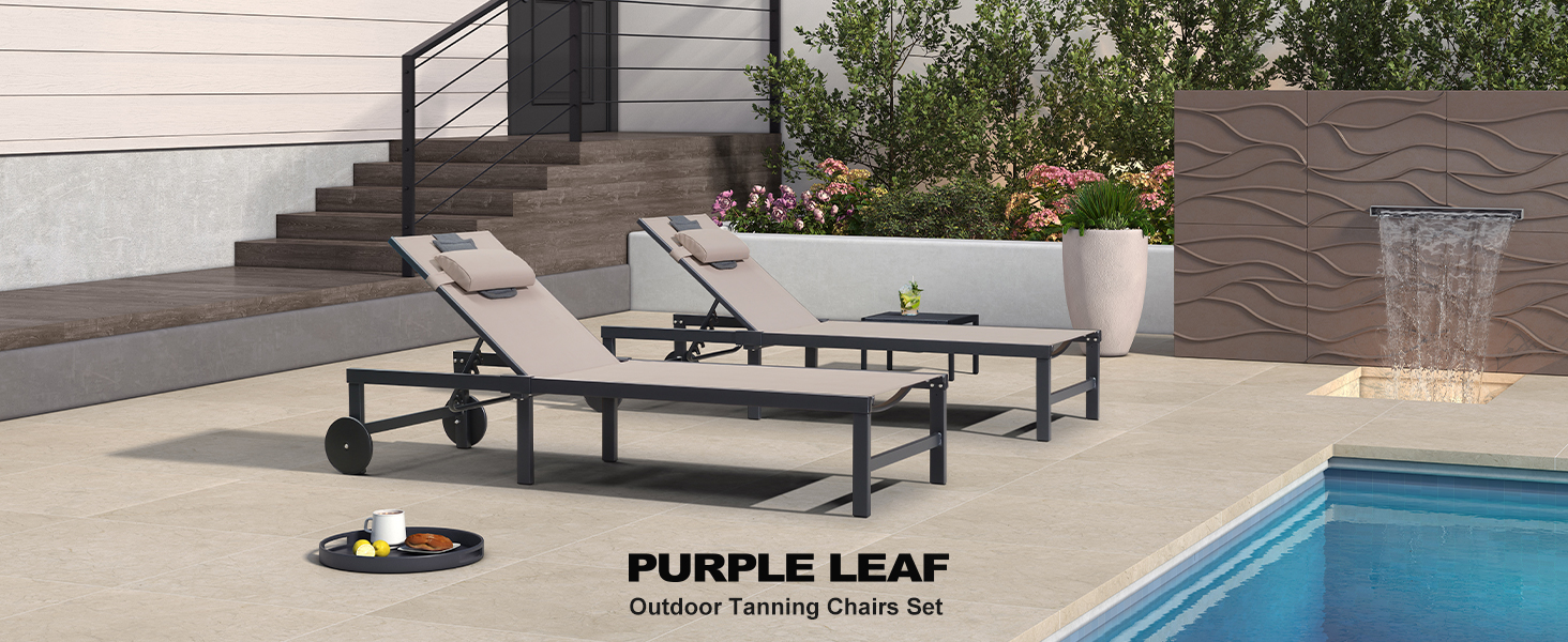 patio chaise lounge, lounge chair, sunbathing lounge chair, tanning lounge chair