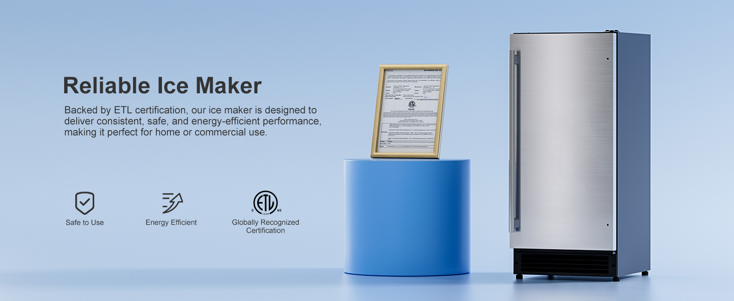 under counter ice maker